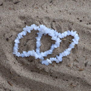 Blue Lace Agate Chip Bracelet